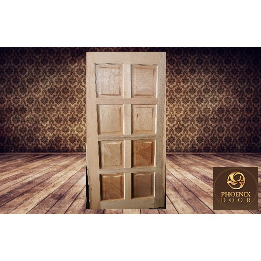 (FREE CUT TO SIZE) PINTU KAYU / WOODEN DOOR GRADE B PC10